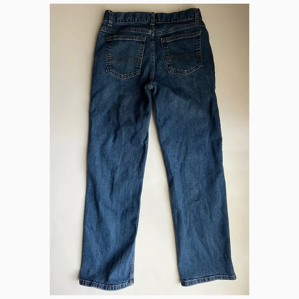 🍭 Wonder Nation Boys Blue Relaxed Jeans - Size 14 (Used) - Picture 4 of 4